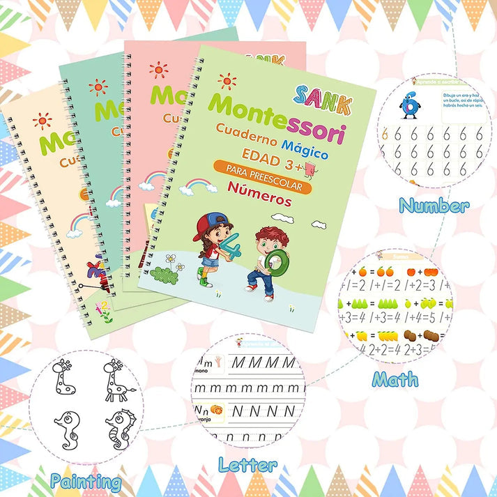 Kit Mágico de Caligrafía para Niños